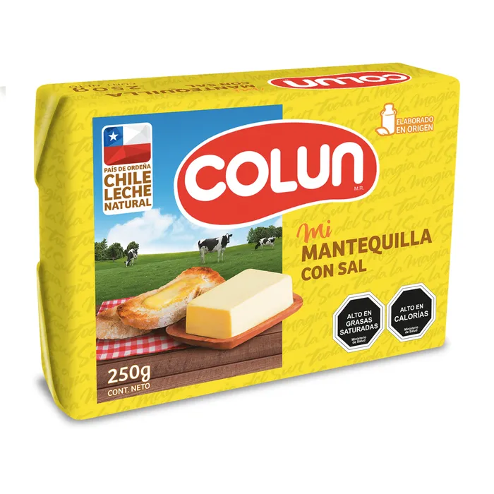 MANTEQUILLA CON SAL 250 gr.