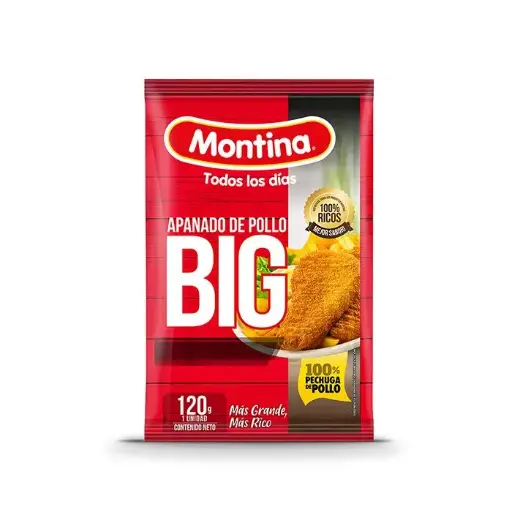 Caja de Apanados BIG de Pollo 120 gr (20 Unidades)