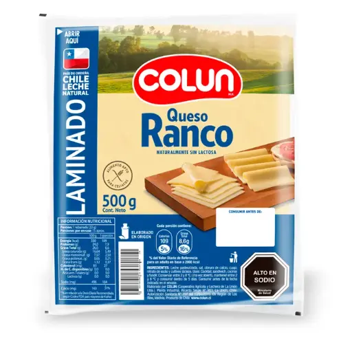 QUESO RANCO LAMINADO 500 gr