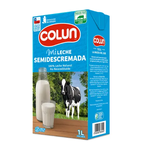 PACK 6 LECHE SEMIDESCREMADA 1 lt.