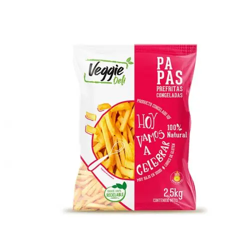 Papas Pre Fritas Congeladas 2,5 kg